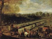MAZO, Juan Bautista Martinez del The Hunting Party at Aranjuez oil painting picture wholesale